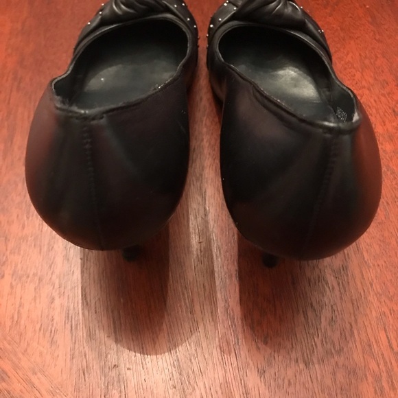 Stuart Weitzman Black Leather Pumps - Picture 5 of 7